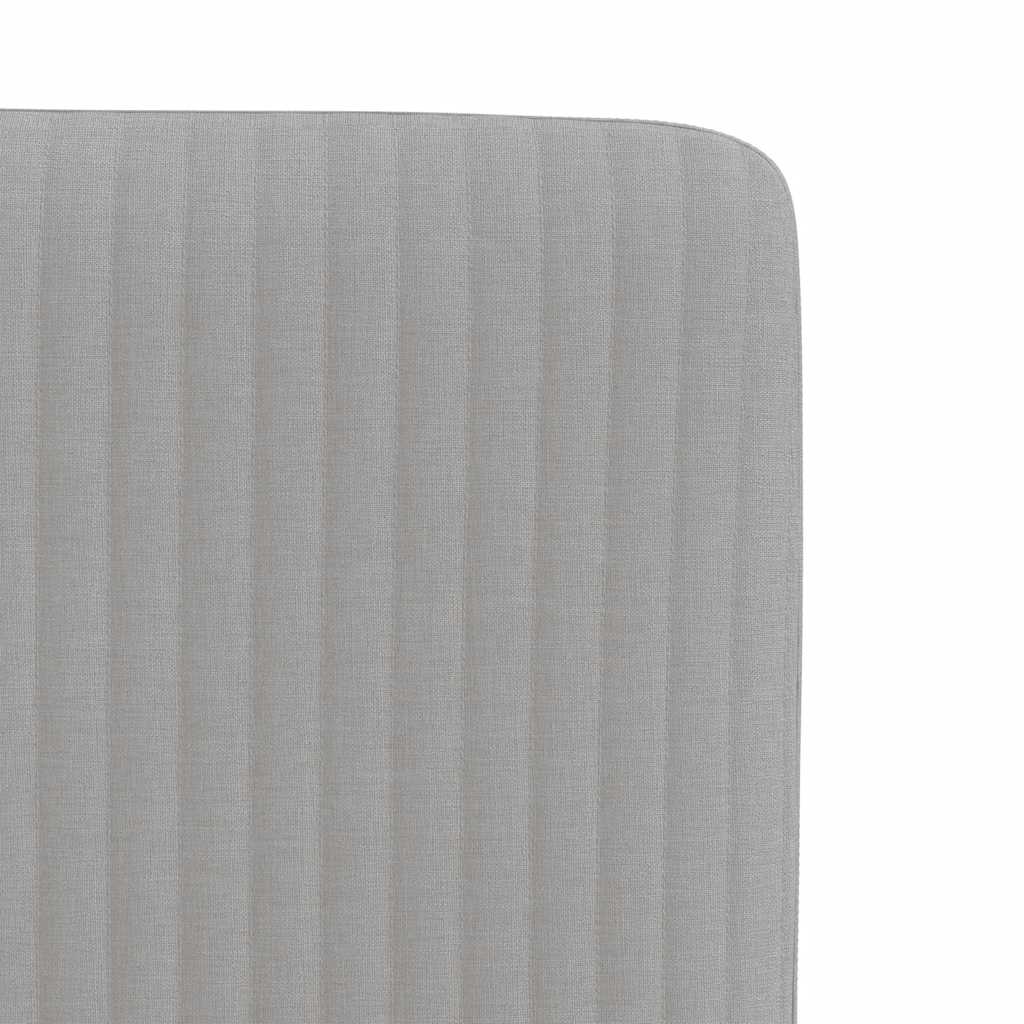 Chaises à manger lot de 4 gris nuage tissu - XIOS
