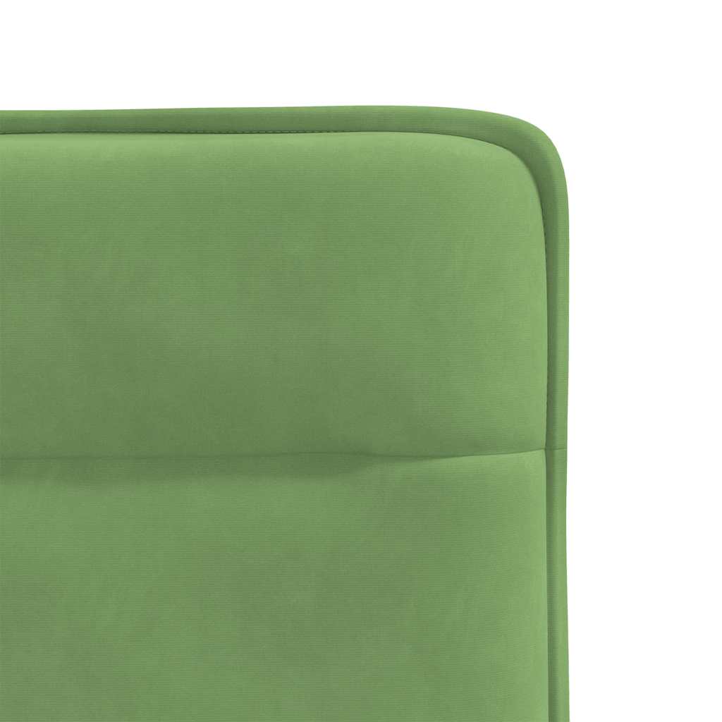 Chaises à manger lot de 4 vert clair velours - XIOS