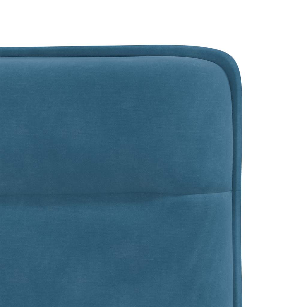 Chaises à manger lot de 4 Bleu Velours - XIOS