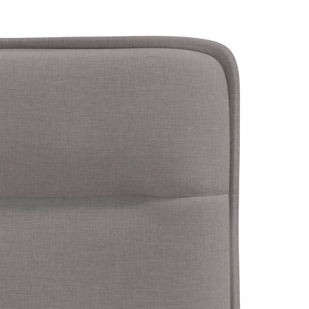 Chaises à manger lot de 4 taupe tissu - XIOS