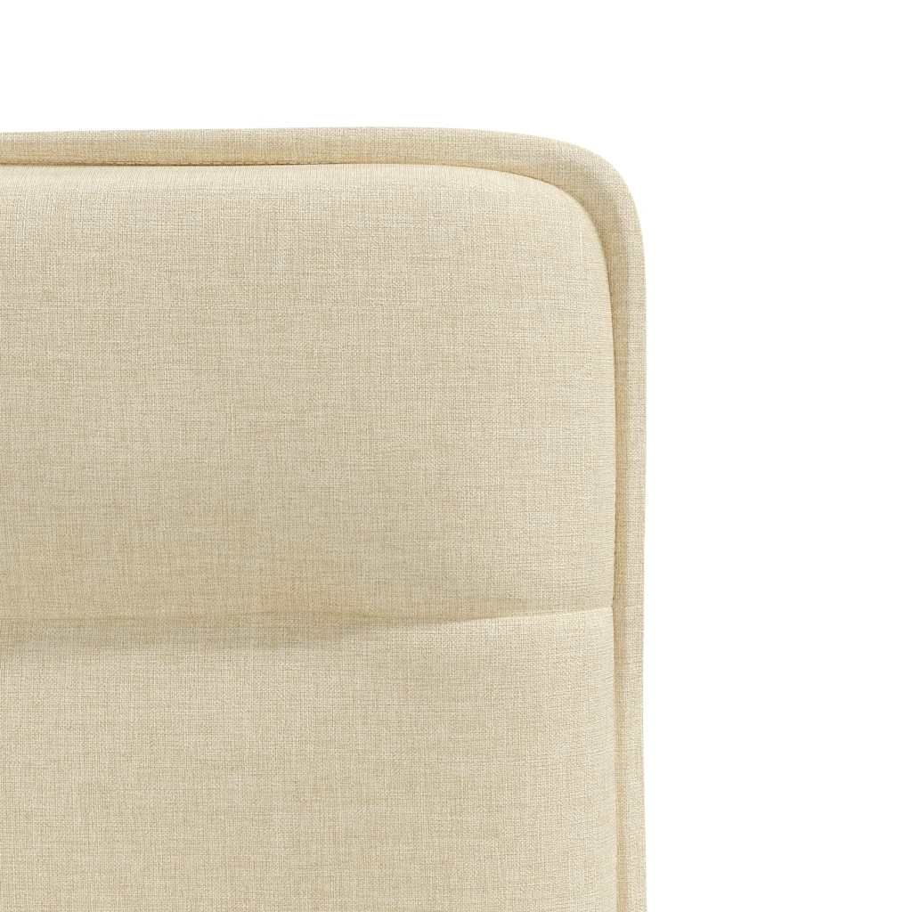 Chaises à manger lot de 4 crème tissu - XIOS