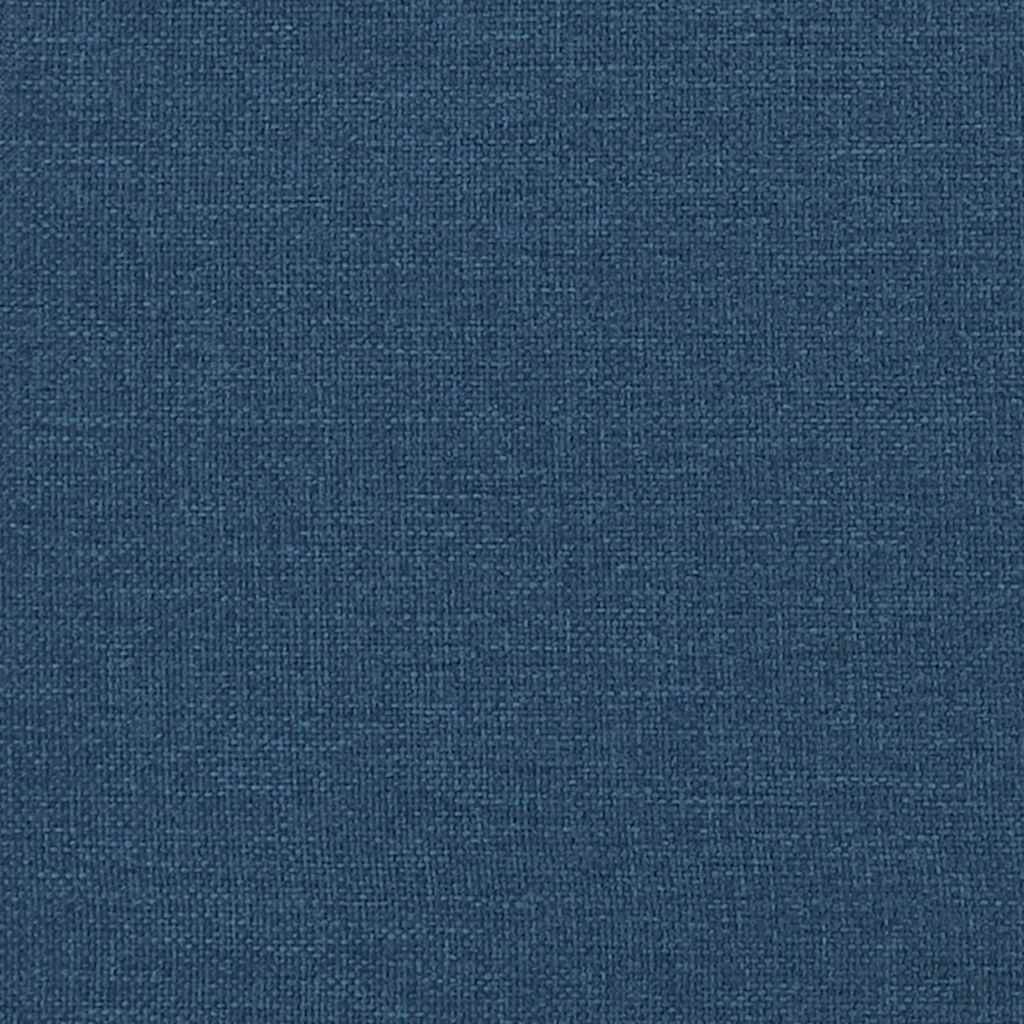 Chaises à manger lot de 4 bleu tissu