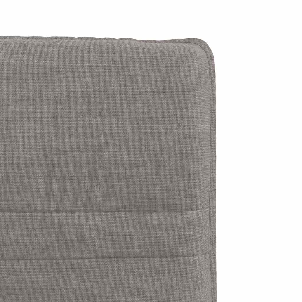 Chaises à manger lot de 4 taupe tissu - XIOS