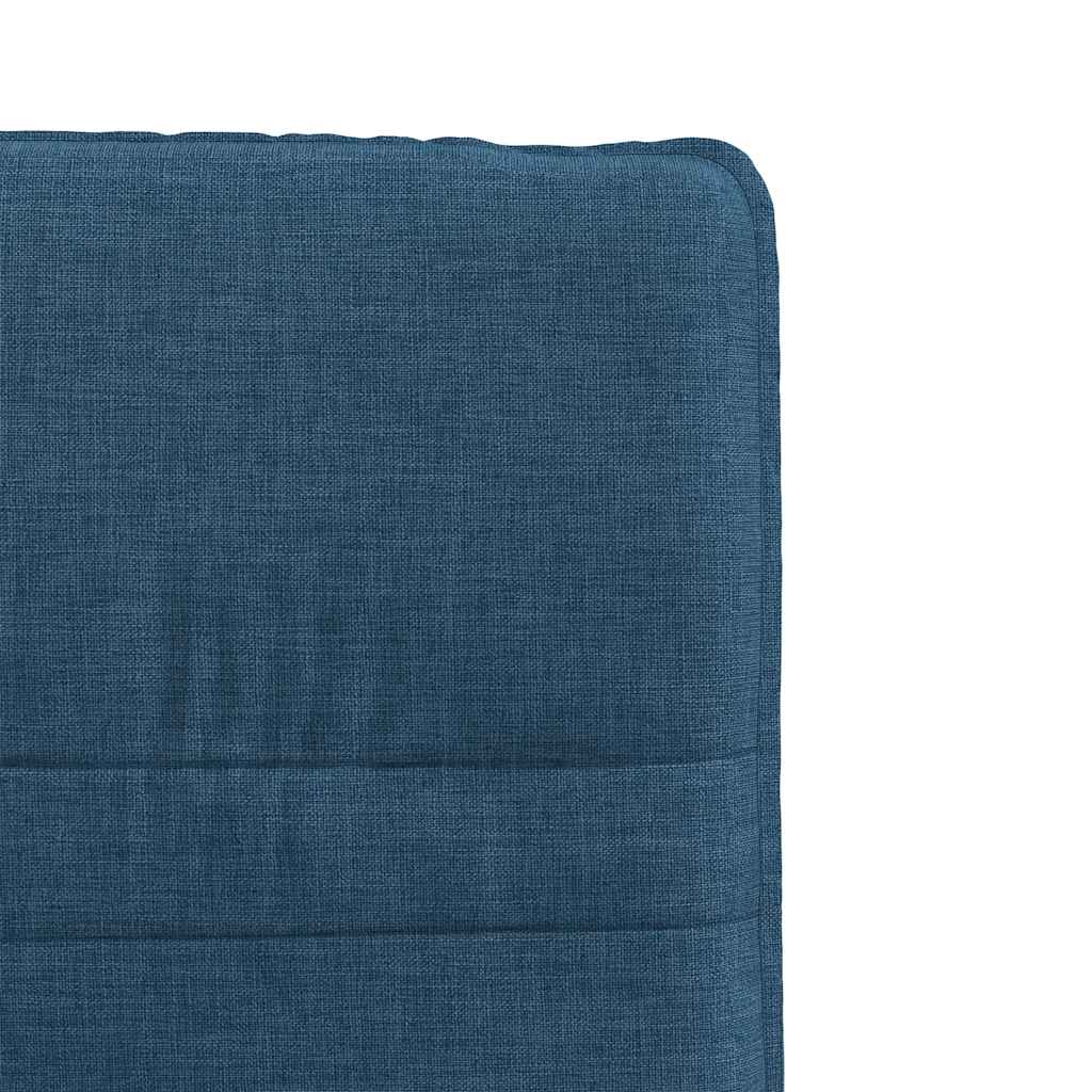Chaises à manger lot de 4 bleu tissu Chaises de cuisine vidaXL
