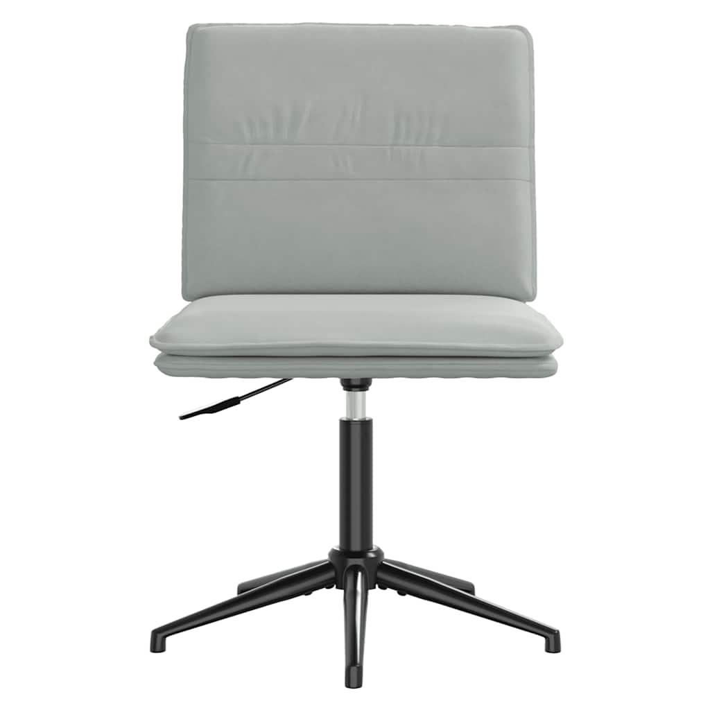 Chaises à manger lot de 2 Gris clair Velours - XIOS