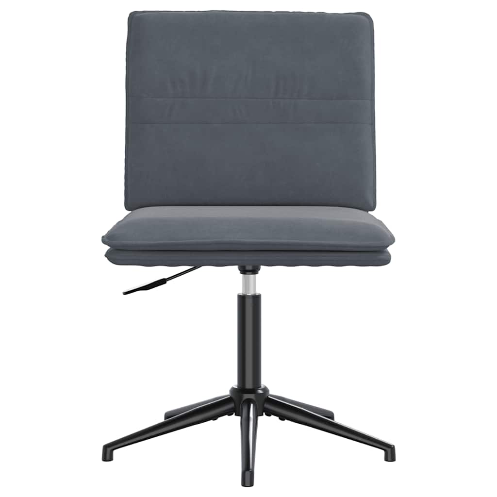 Chaises à manger lot de 2 Gris foncé Velours - XIOS