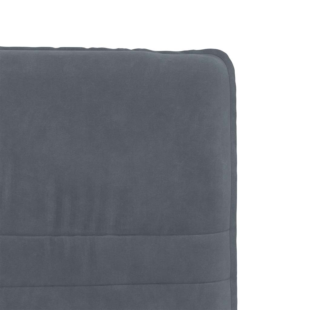 Chaises à manger lot de 2 Gris foncé Velours - XIOS