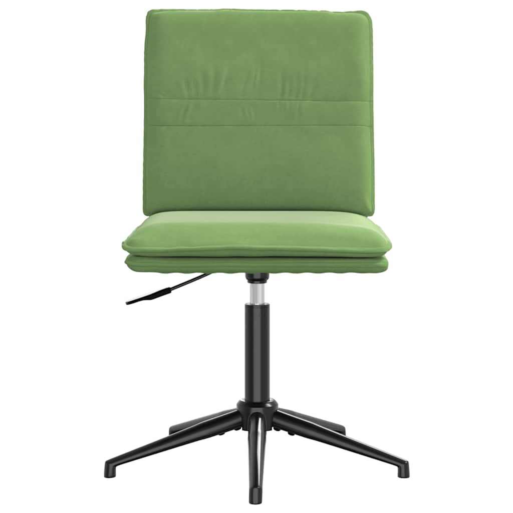 Chaises à manger lot de 2 Vert clair Velours Chaises de cuisine vidaXL