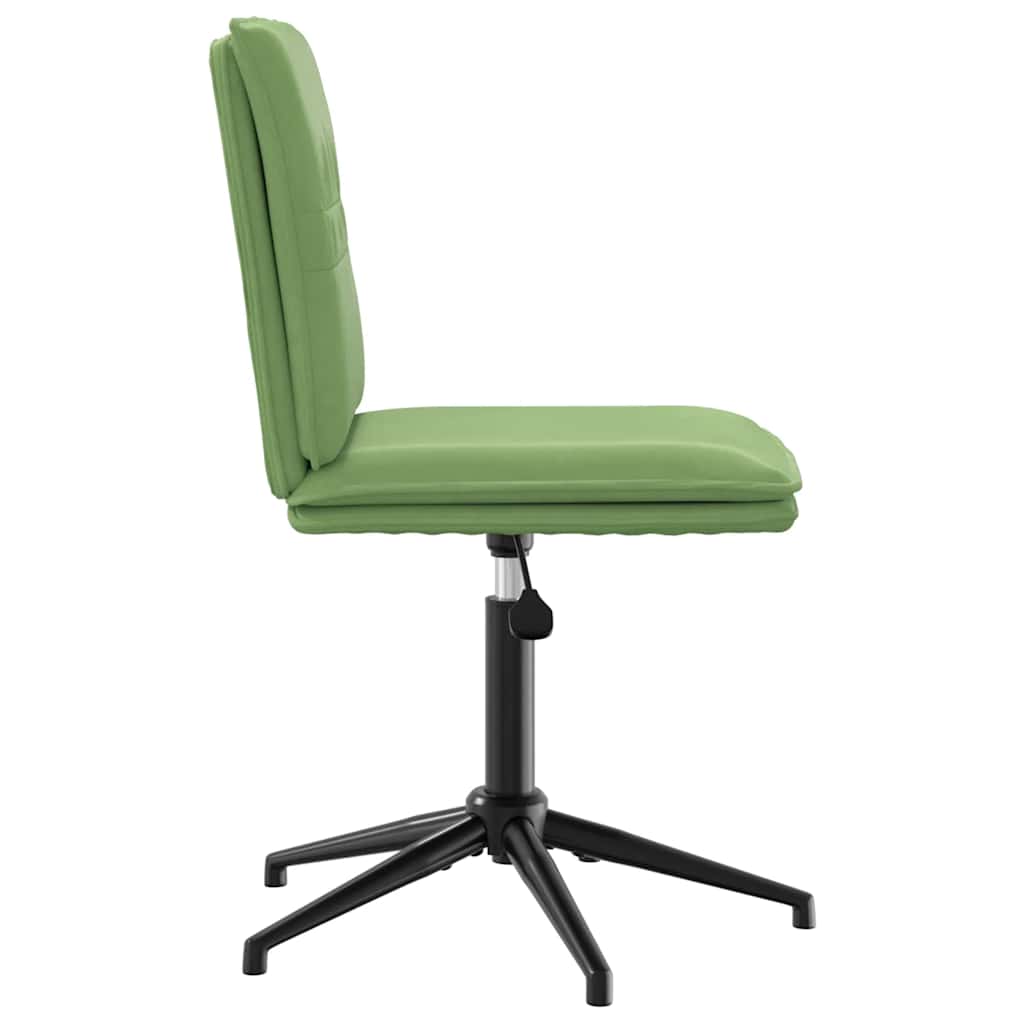 Chaises à manger lot de 2 Vert clair Velours Chaises de cuisine vidaXL
