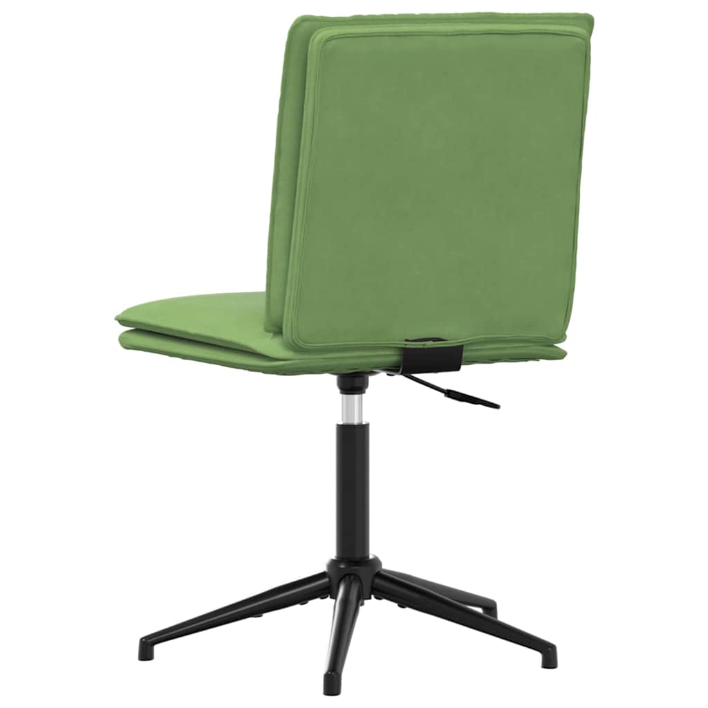 Chaises à manger lot de 2 Vert clair Velours Chaises de cuisine vidaXL