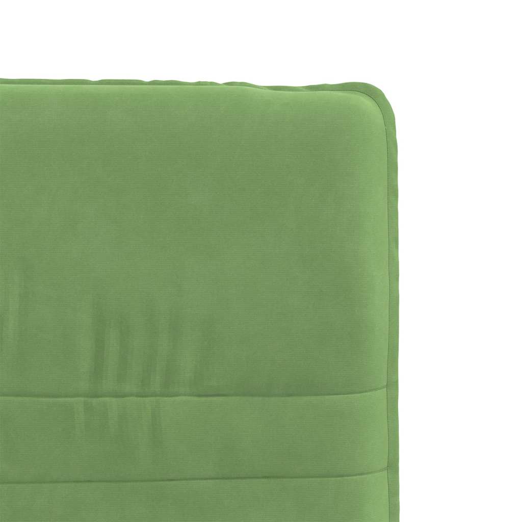 Chaises à manger lot de 2 Vert clair Velours Chaises de cuisine vidaXL