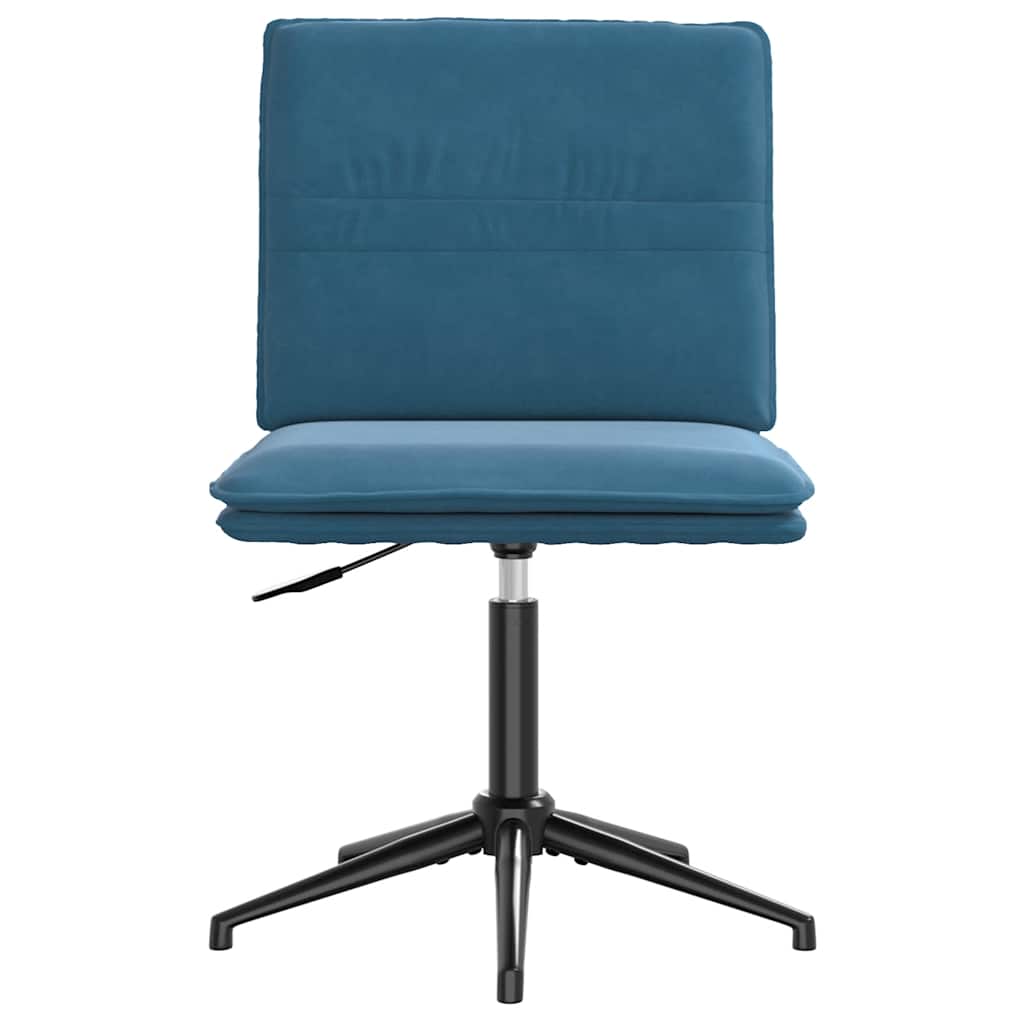 Chaises à manger lot de 2 Bleu Velours - XIOS