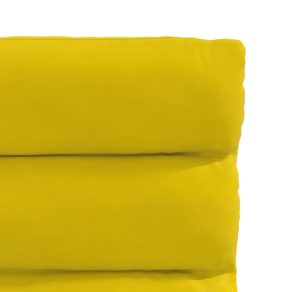 Chaises à manger lot de 4 jaune velours - XIOS