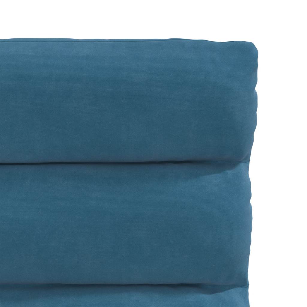 Chaises à manger lot de 4 Bleu Velours - XIOS