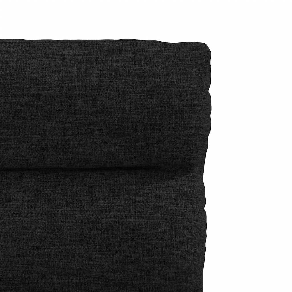 Chaises à manger lot de 4 noir tissu - XIOS