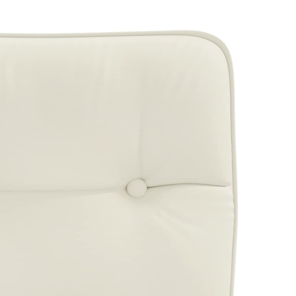 Chaises à manger lot de 4 Crème Velours