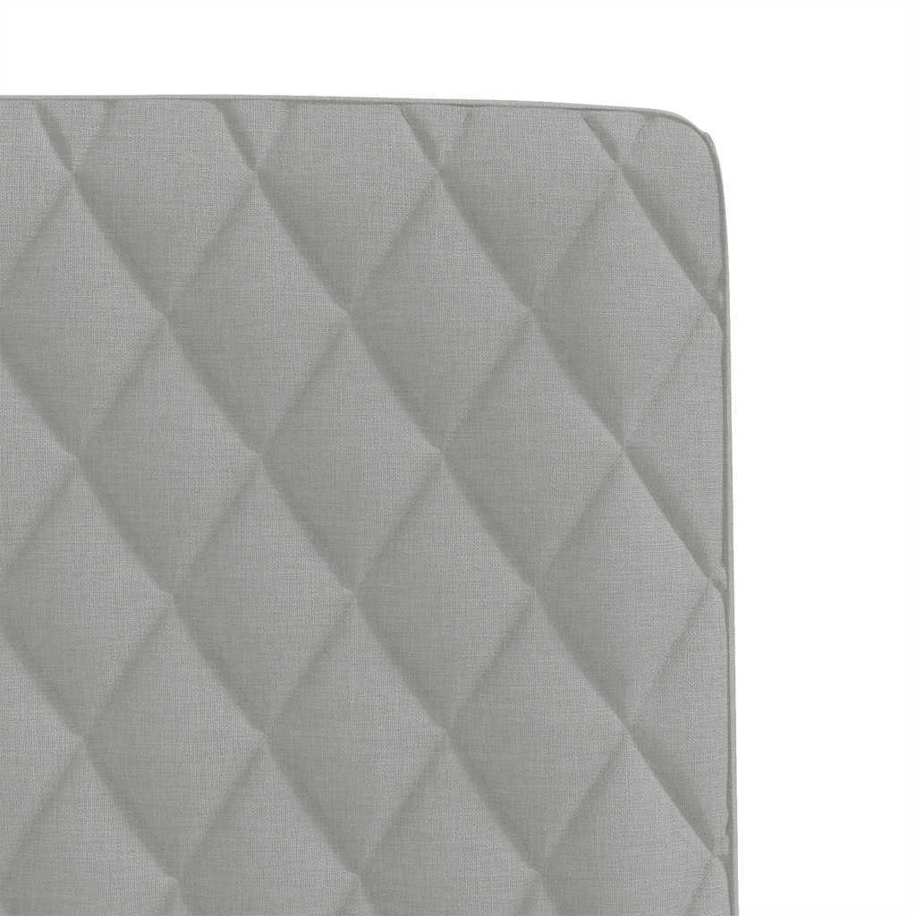 Chaises à manger lot de 6 gris nuage tissu - XIOS