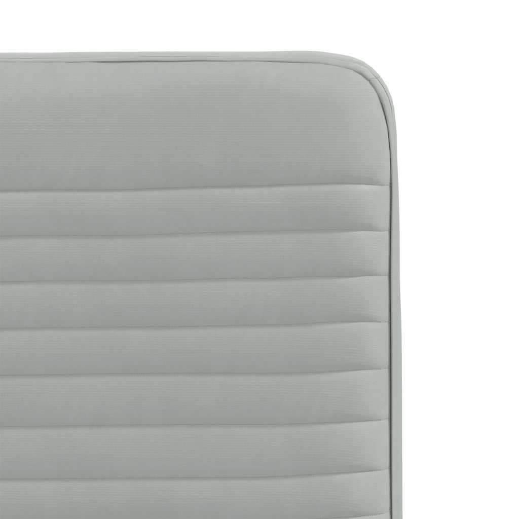 Chaises à manger lot de 6 gris clair velours - XIOS