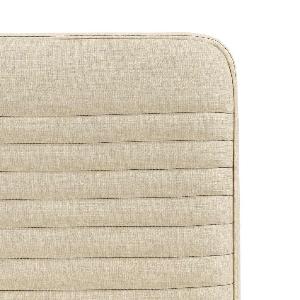 Chaises à manger lot de 6 crème tissu - XIOS
