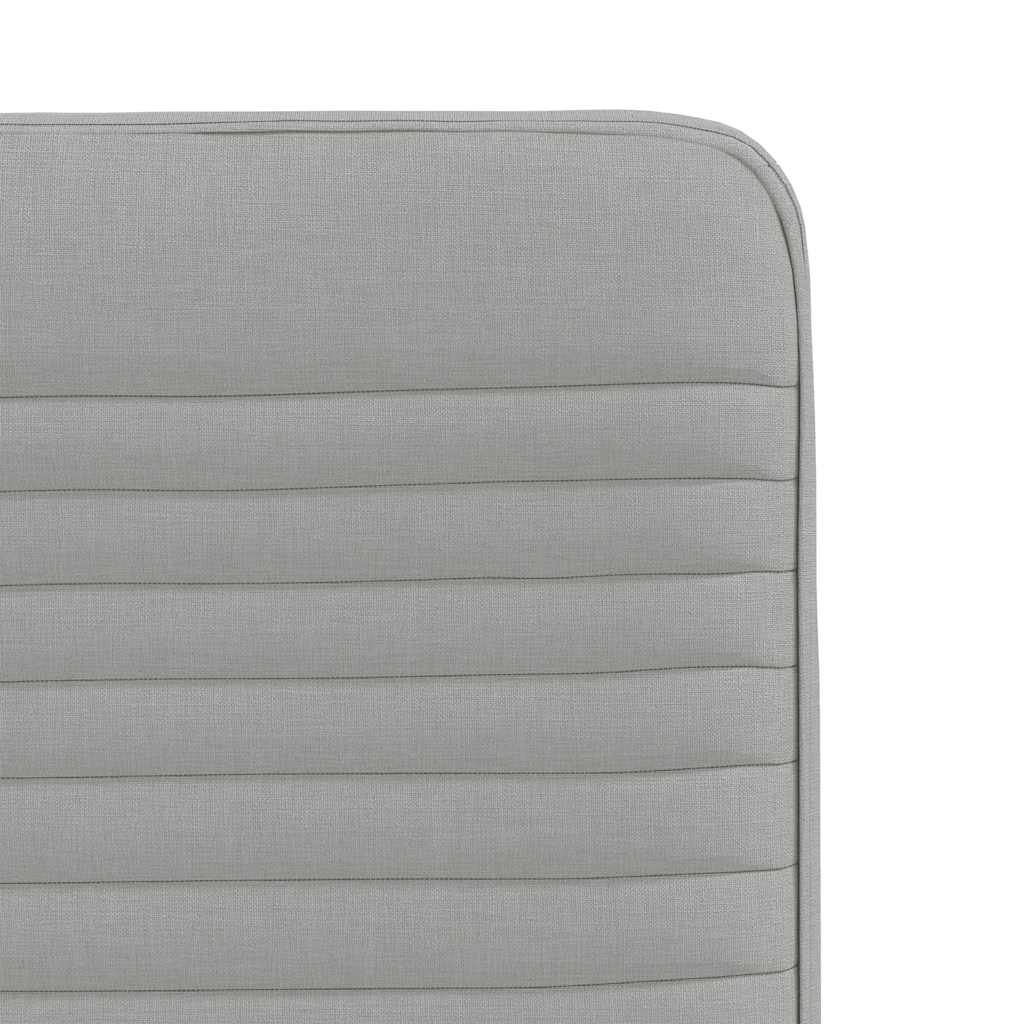 Chaises à manger lot de 6 gris nuage tissu - XIOS