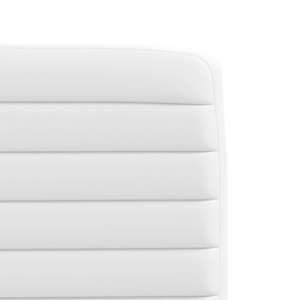 Chaises à manger lot de 6 blanc similicuir - XIOS