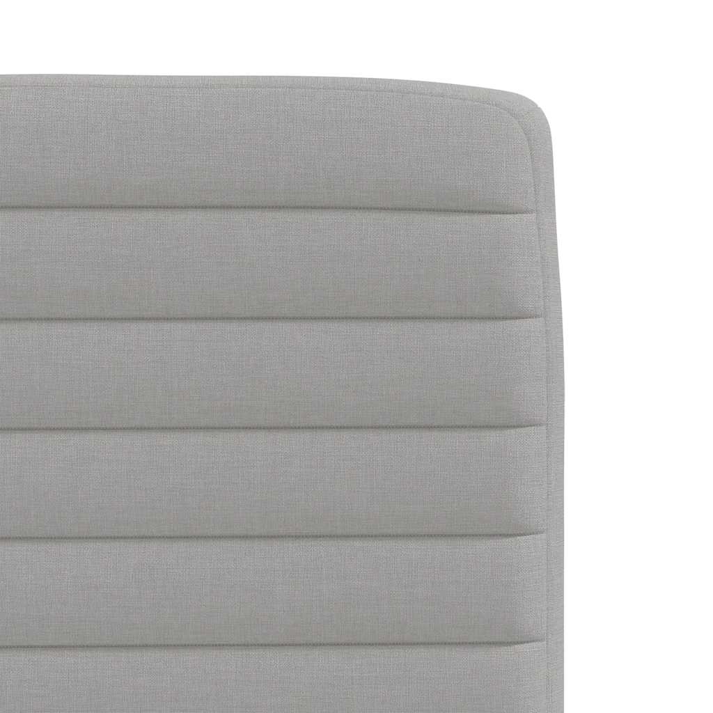 Chaises à manger lot de 6 gris nuage tissu - XIOS