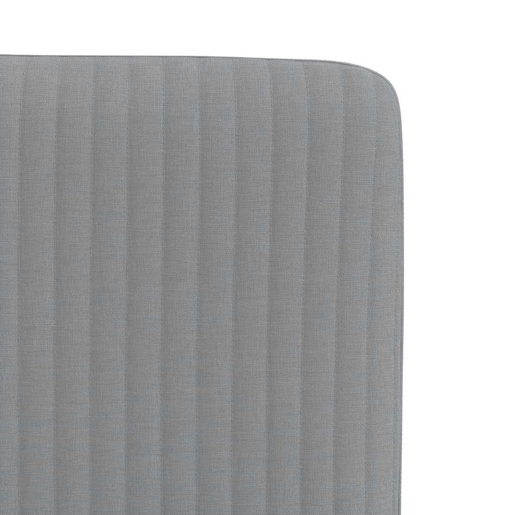 Chaises à manger lot de 6 gris clair tissu - XIOS
