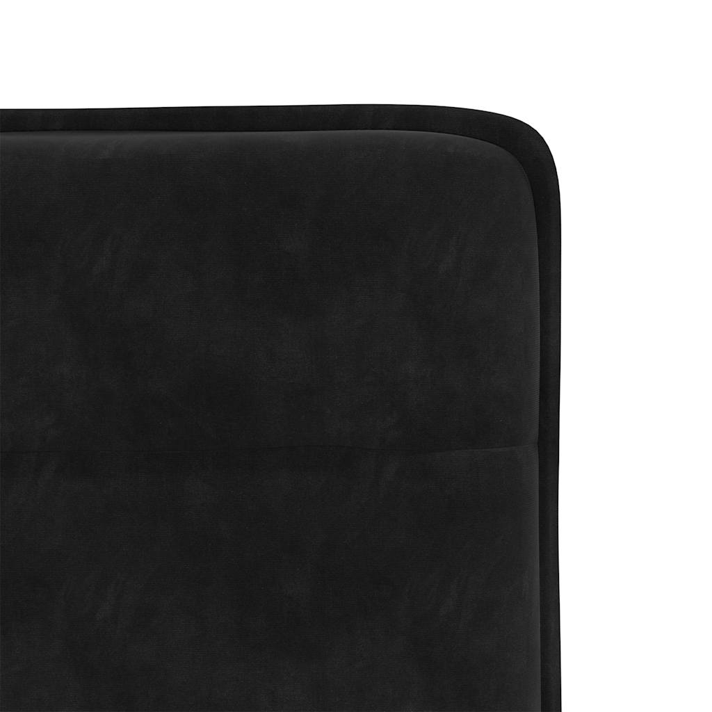 Chaises à manger lot de 6 noir velours - XIOS