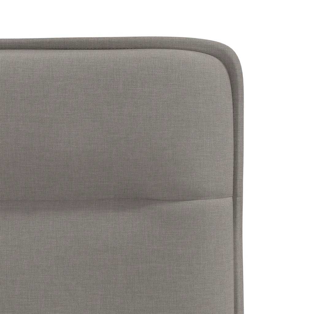 Chaises à manger lot de 6 taupe tissu - XIOS