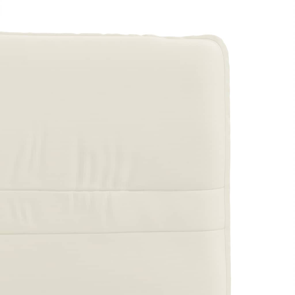 Chaises à manger lot de 6 crème velours - XIOS