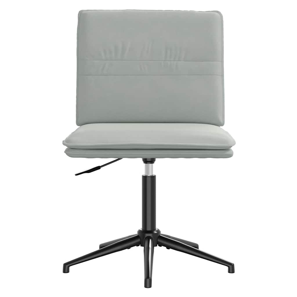 Chaises à manger lot de 4 Gris clair Velours - XIOS