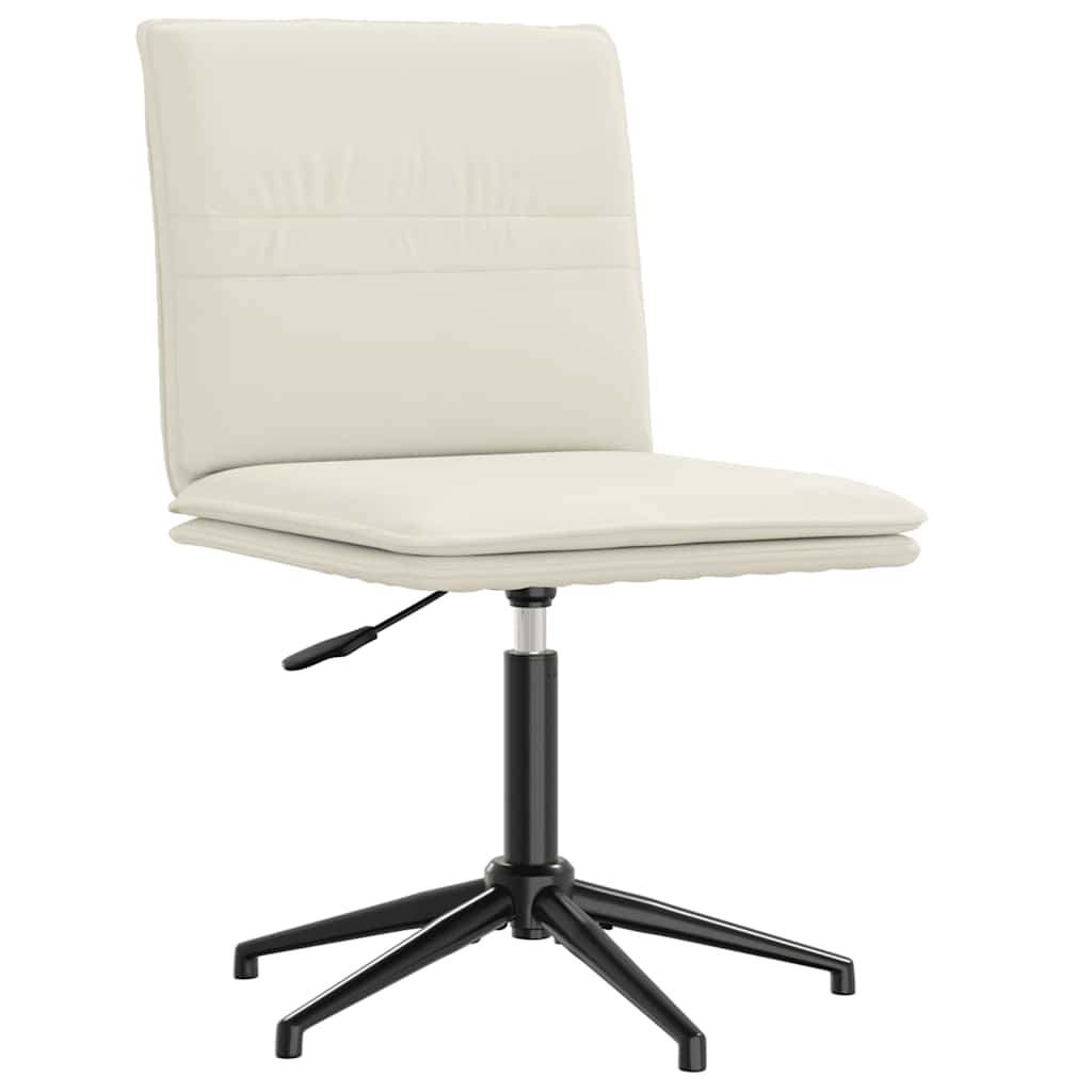 Chaises à manger lot de 4 Crème Velours