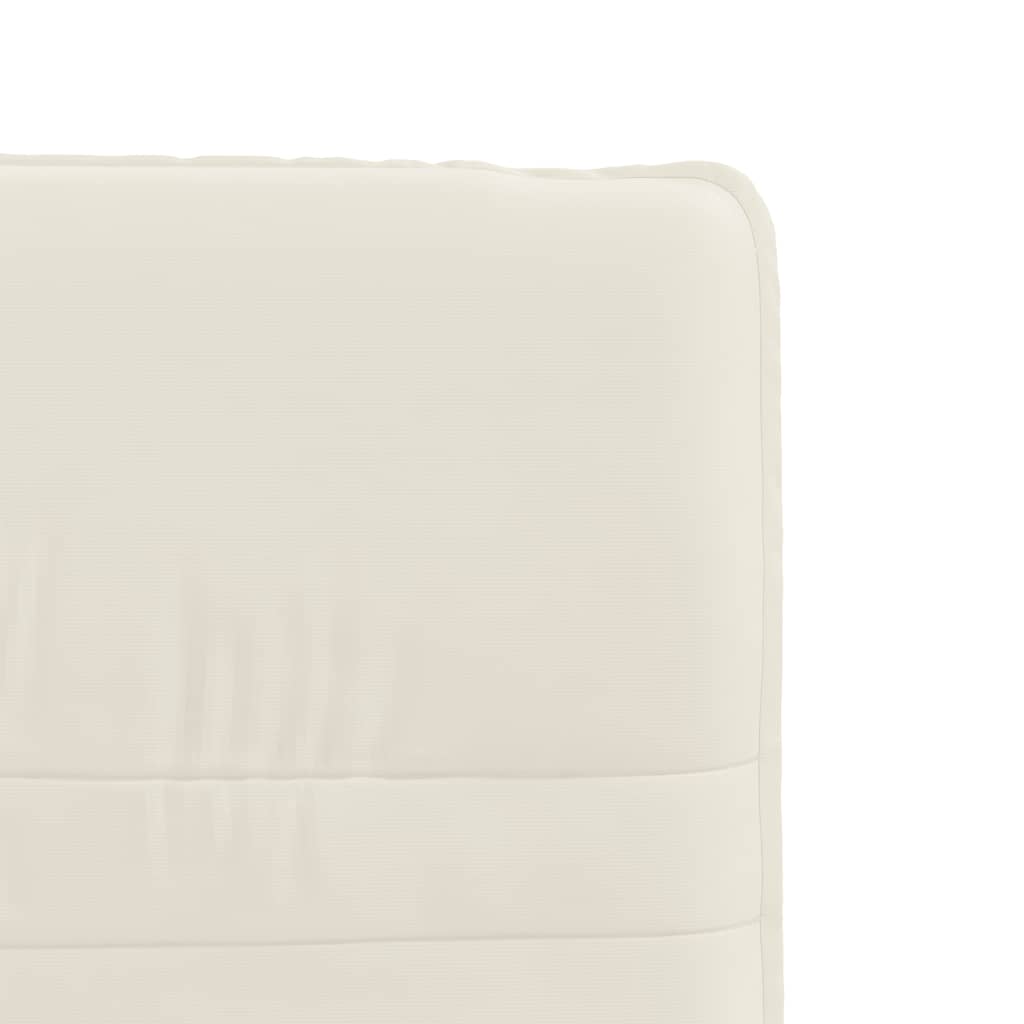 Chaises à manger lot de 4 Crème Velours
