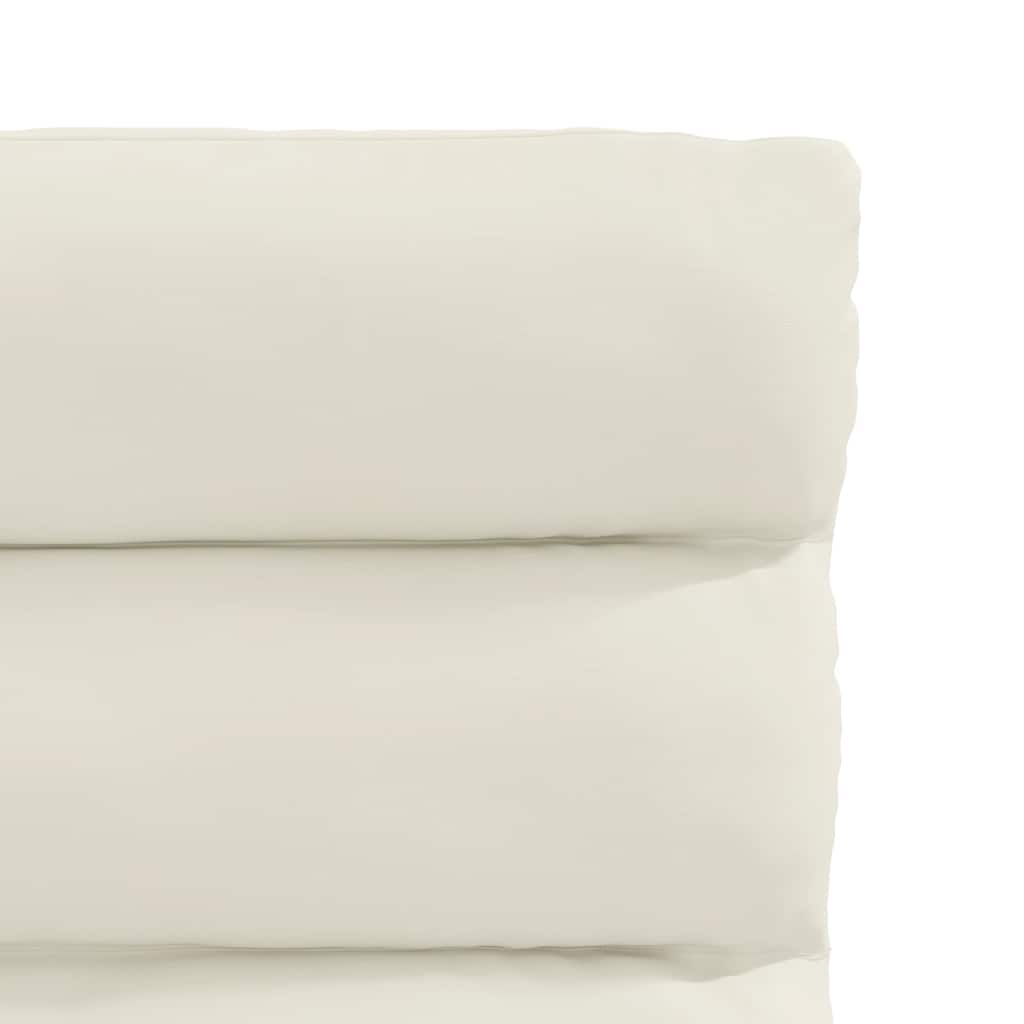 Chaises à manger lot de 6 crème velours - XIOS