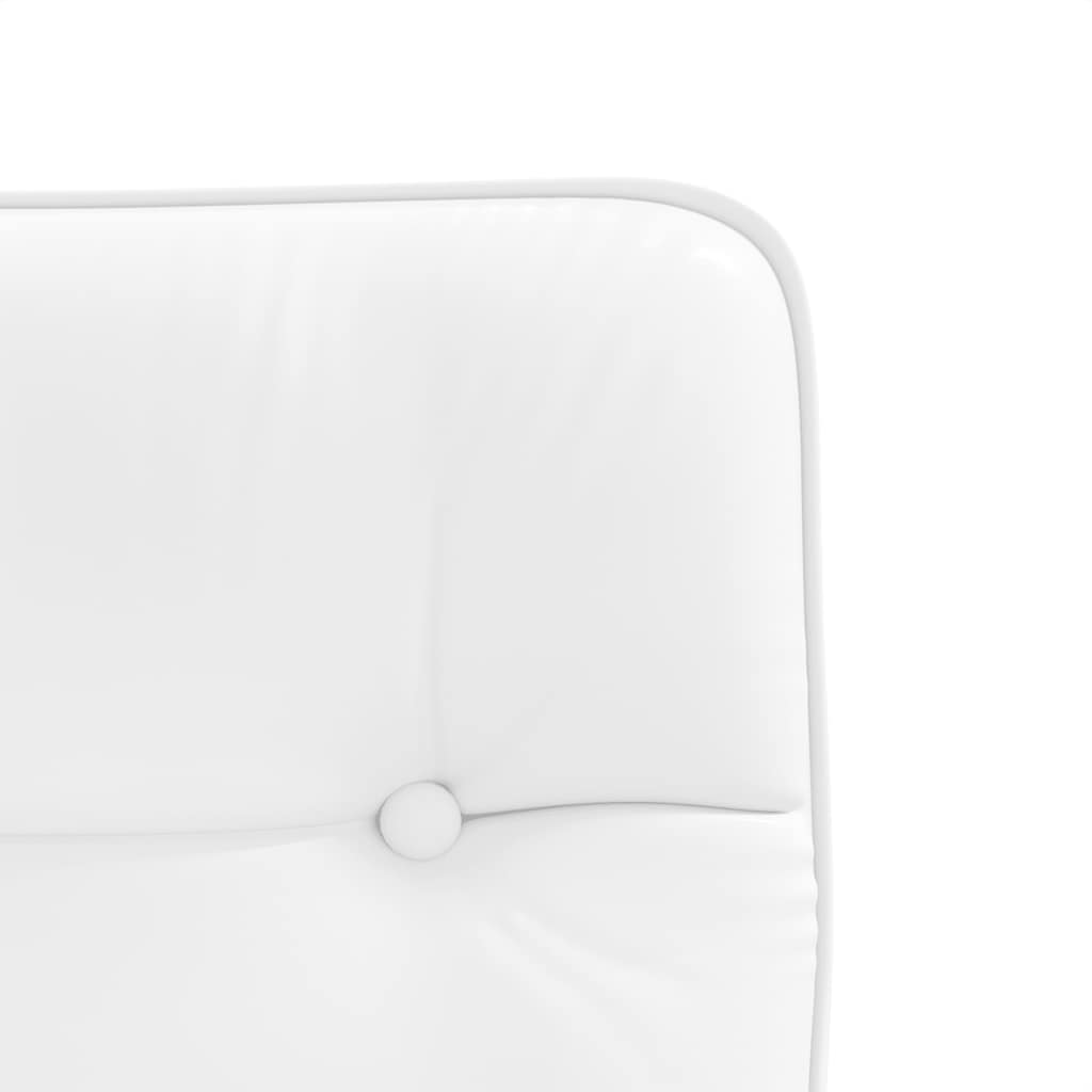Chaises à manger lot de 4 blanc similicuir Chaises de cuisine vidaXL