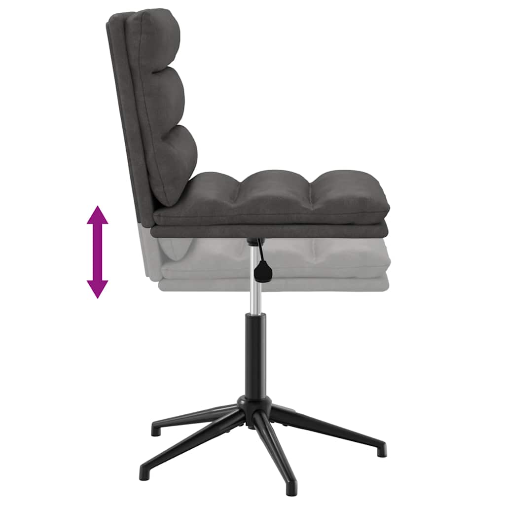 Chaises à manger lot de 6 noir similicuir - XIOS