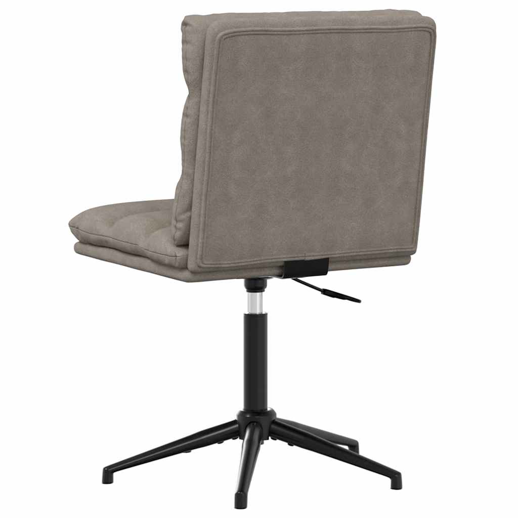 Chaises à manger lot de 6 gris similicuir