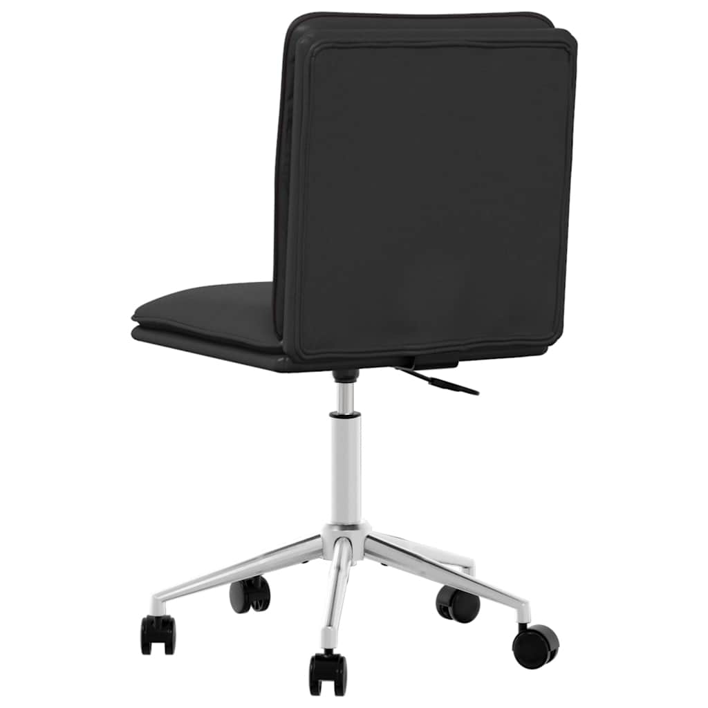 Chaises à manger lot de 6 noir similicuir - XIOS