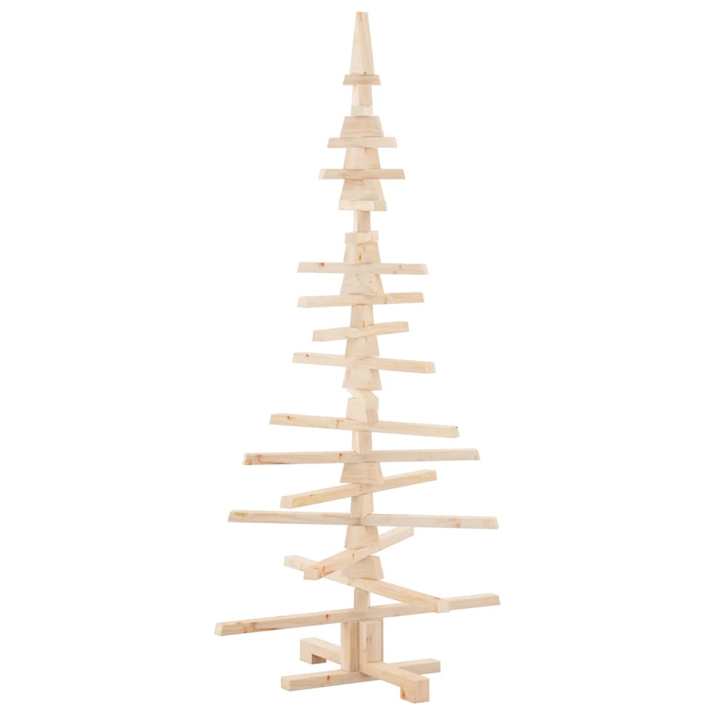 Sapin de Noël en bois pour décoration 150 cm Bois de pin massif - XIOS