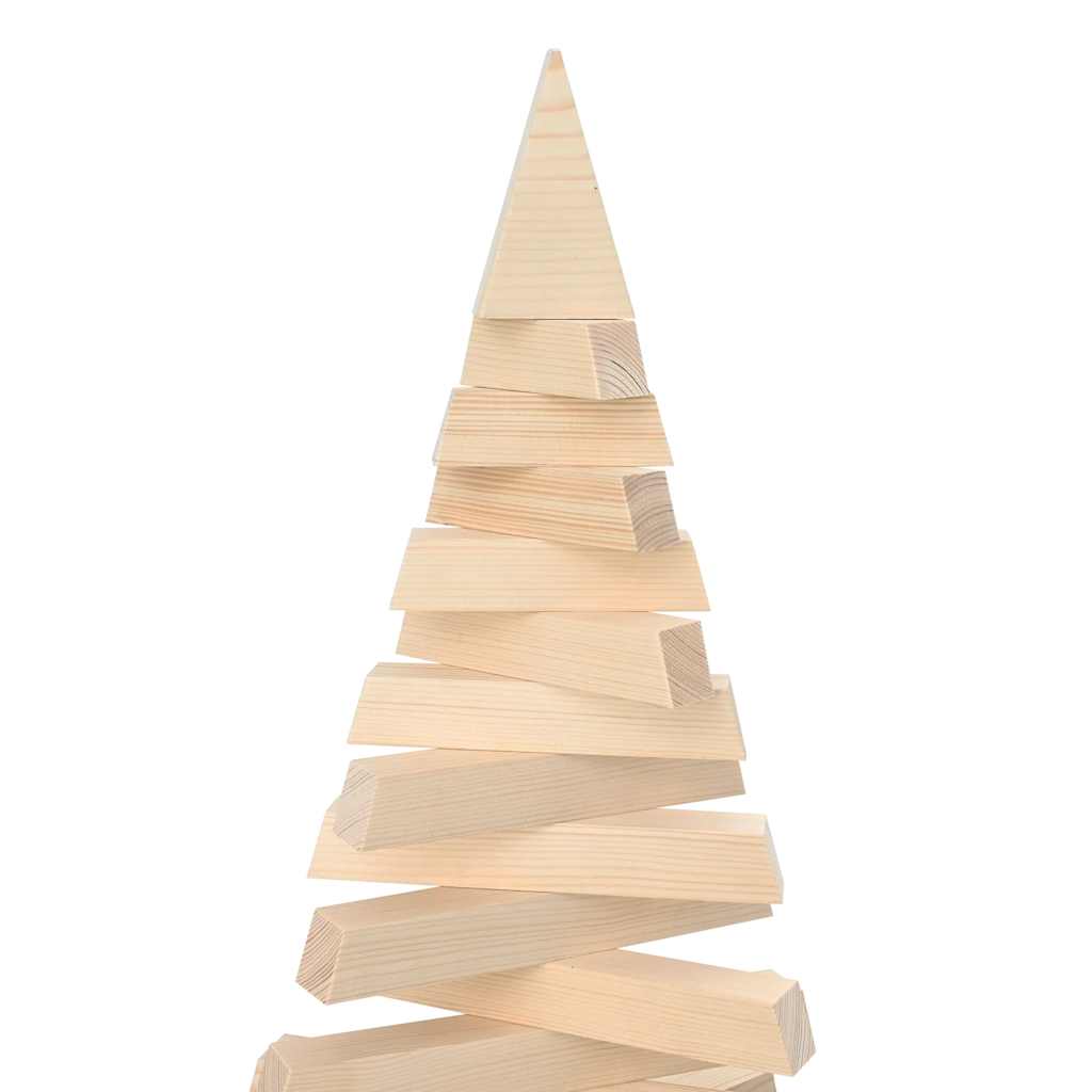 Arbre de Noël en bois pour décoration 210 cm bois massif de pin - XIOS
