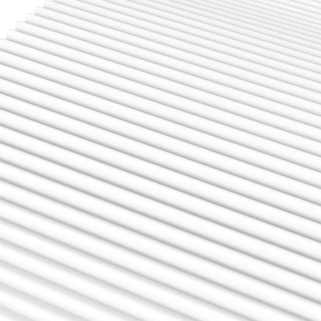 Lit de jour avec matelas blanc 90x200 cm bois de pin massif Lits & cadres de lit vidaXL