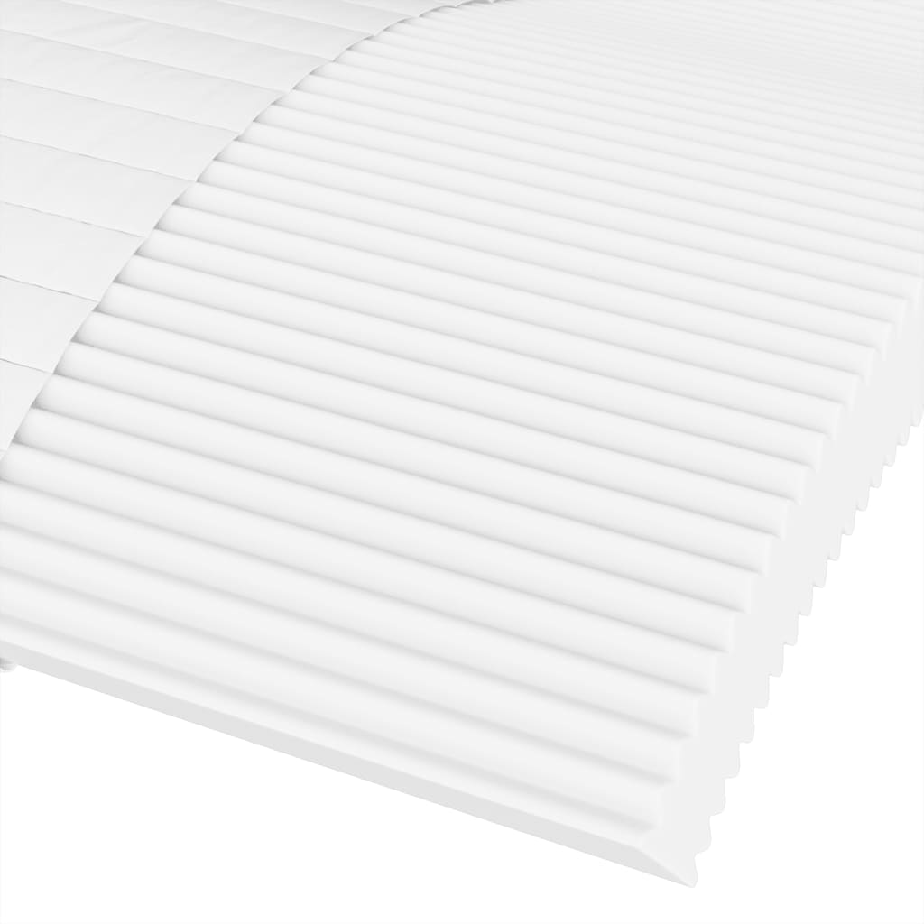 Lit de jour avec matelas blanc 90x200 cm bois de pin massif Lits & cadres de lit vidaXL