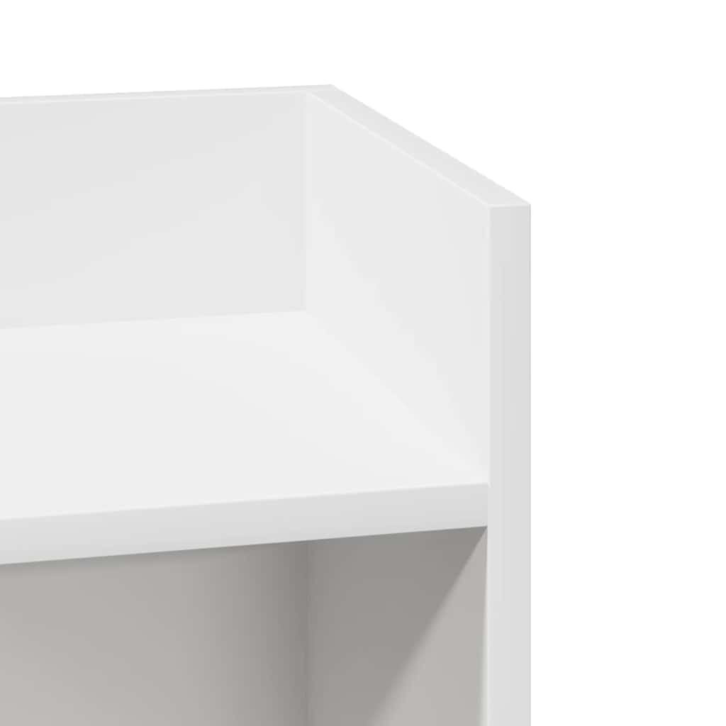 Tables d'appoint 2 pcs avec étagère blanc 25,5x27x60 cm - XIOS