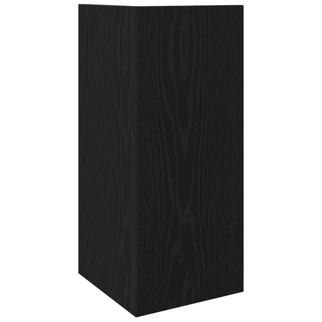 Tables d'appoint 2 pcs avec étagère noir 25,5x27x60 cm - XIOS