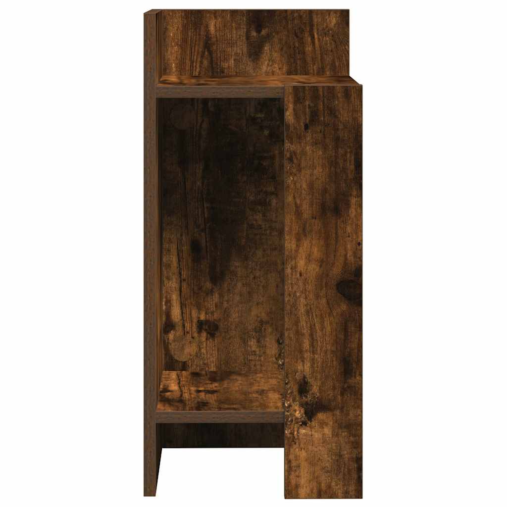 Tables d'appoint 2 pcs avec étagère chêne fumé 25,5x27x60 cm - XIOS