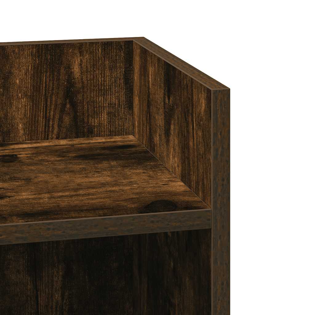 Tables d'appoint 2 pcs avec étagère chêne fumé 25,5x27x60 cm - XIOS