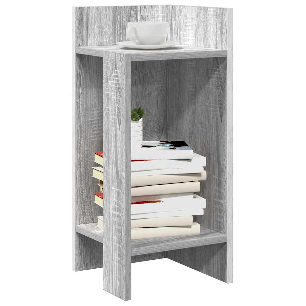 Table d'appoint avec étagère sonoma gris 25,5x27x60 cm - XIOS