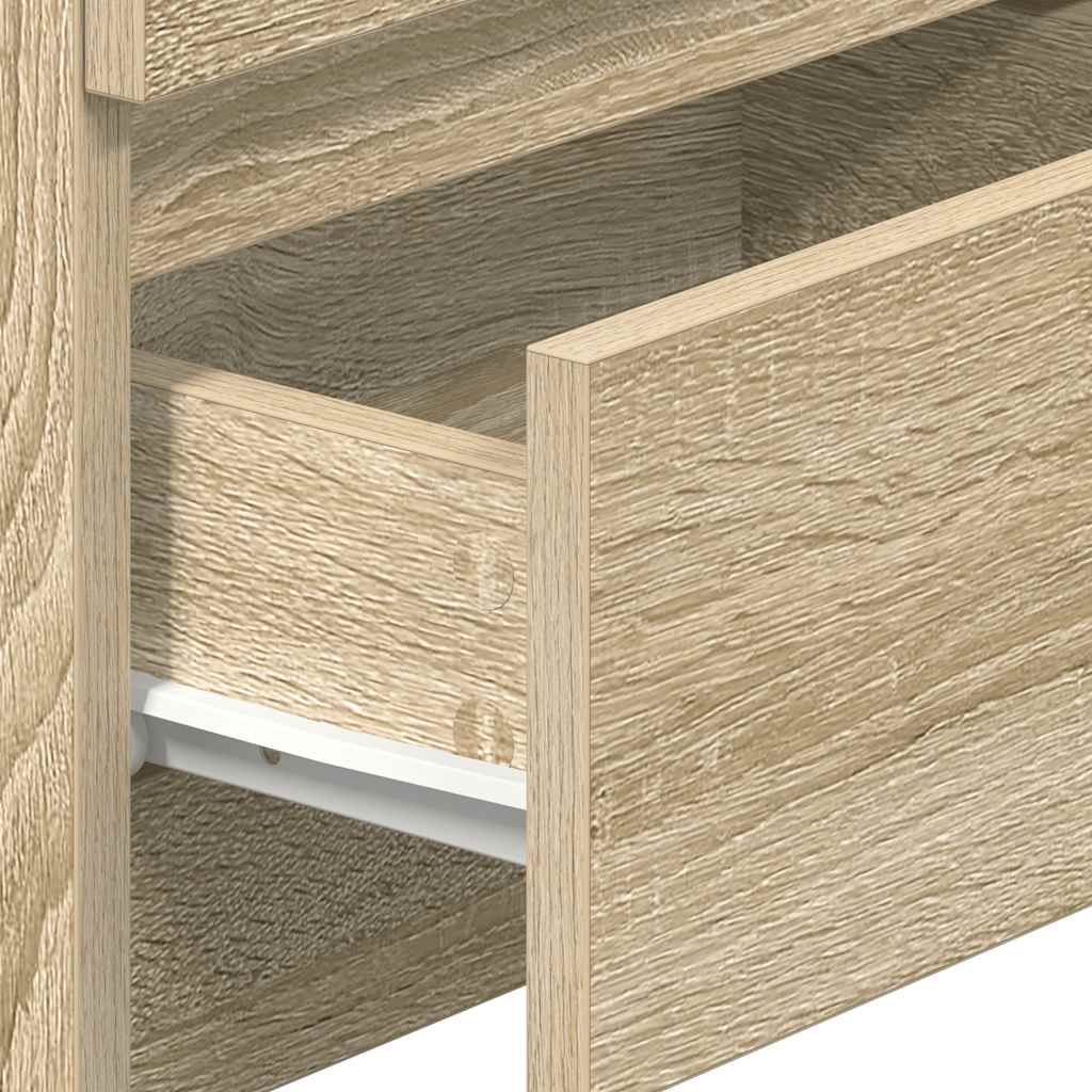 Tables de chevet 2 pcs avec 2 tiroirs Chêne Sonoma 40x33x60 cm - XIOS
