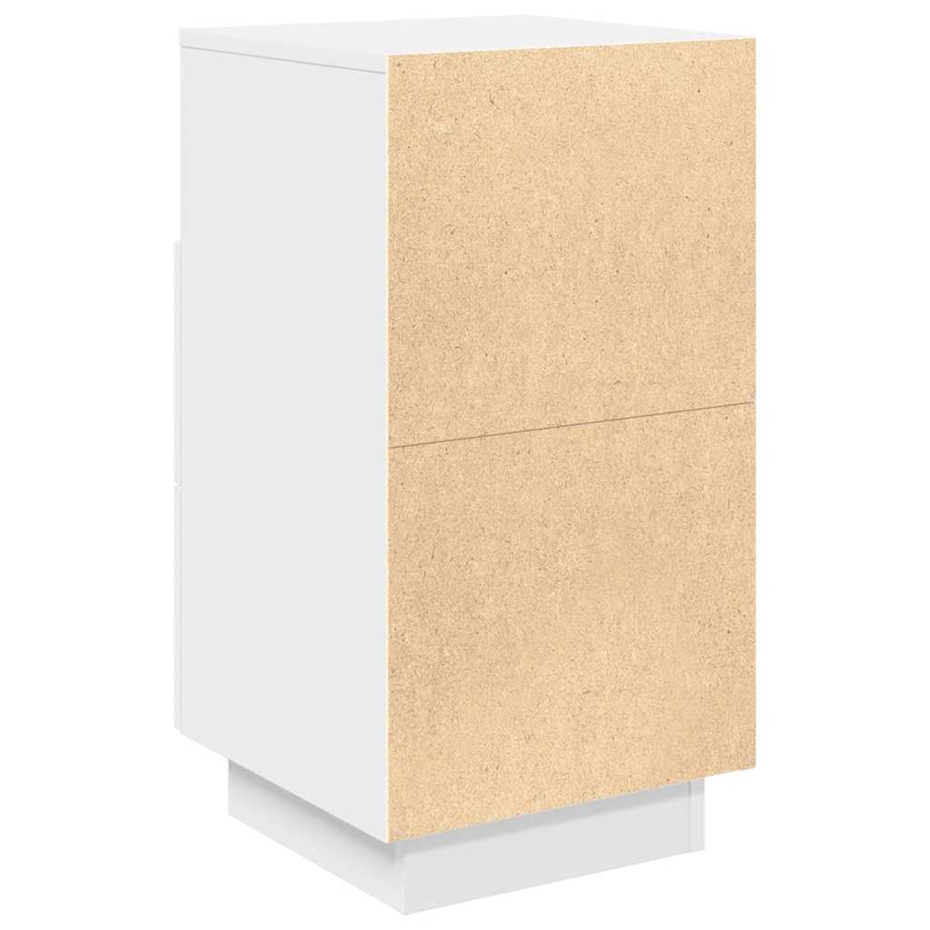 Tables de chevet 2 pcs avec 2 tiroirs blanc 36x36x68 cm - XIOS