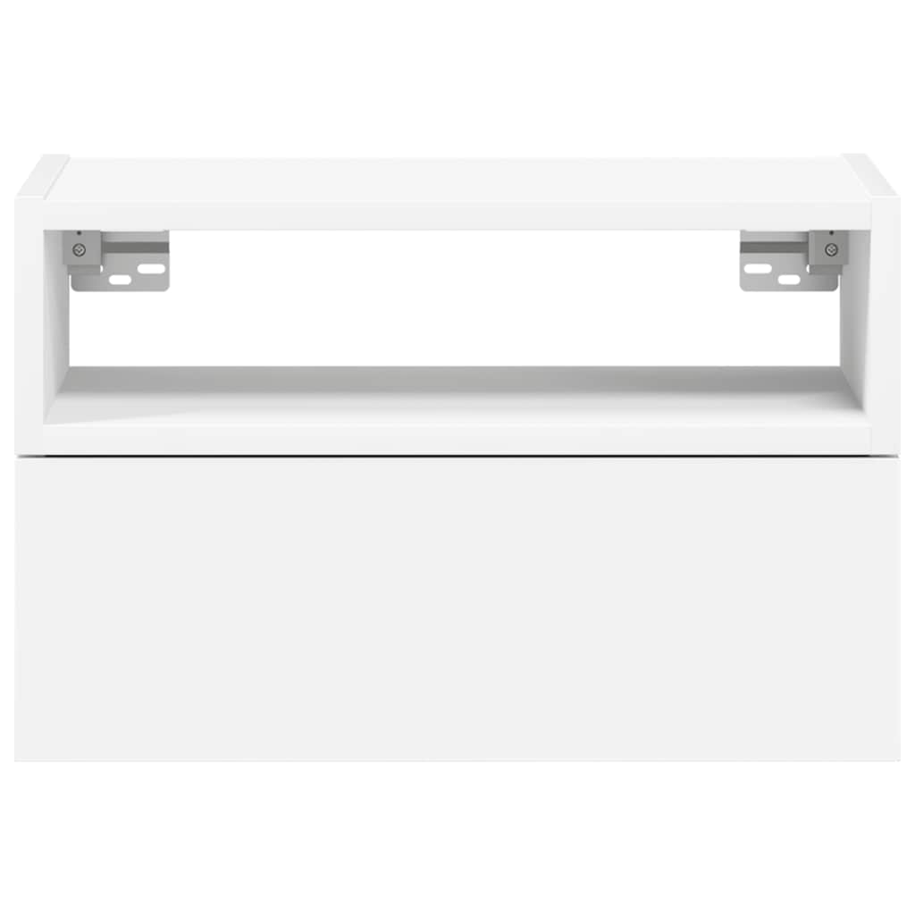 Tables de chevet murales 2 pcs blanc 45x26x28,5 cm - XIOS
